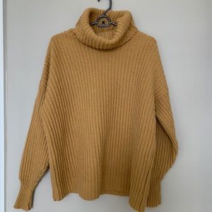 Mustard Long Sleeve Knit Sweater